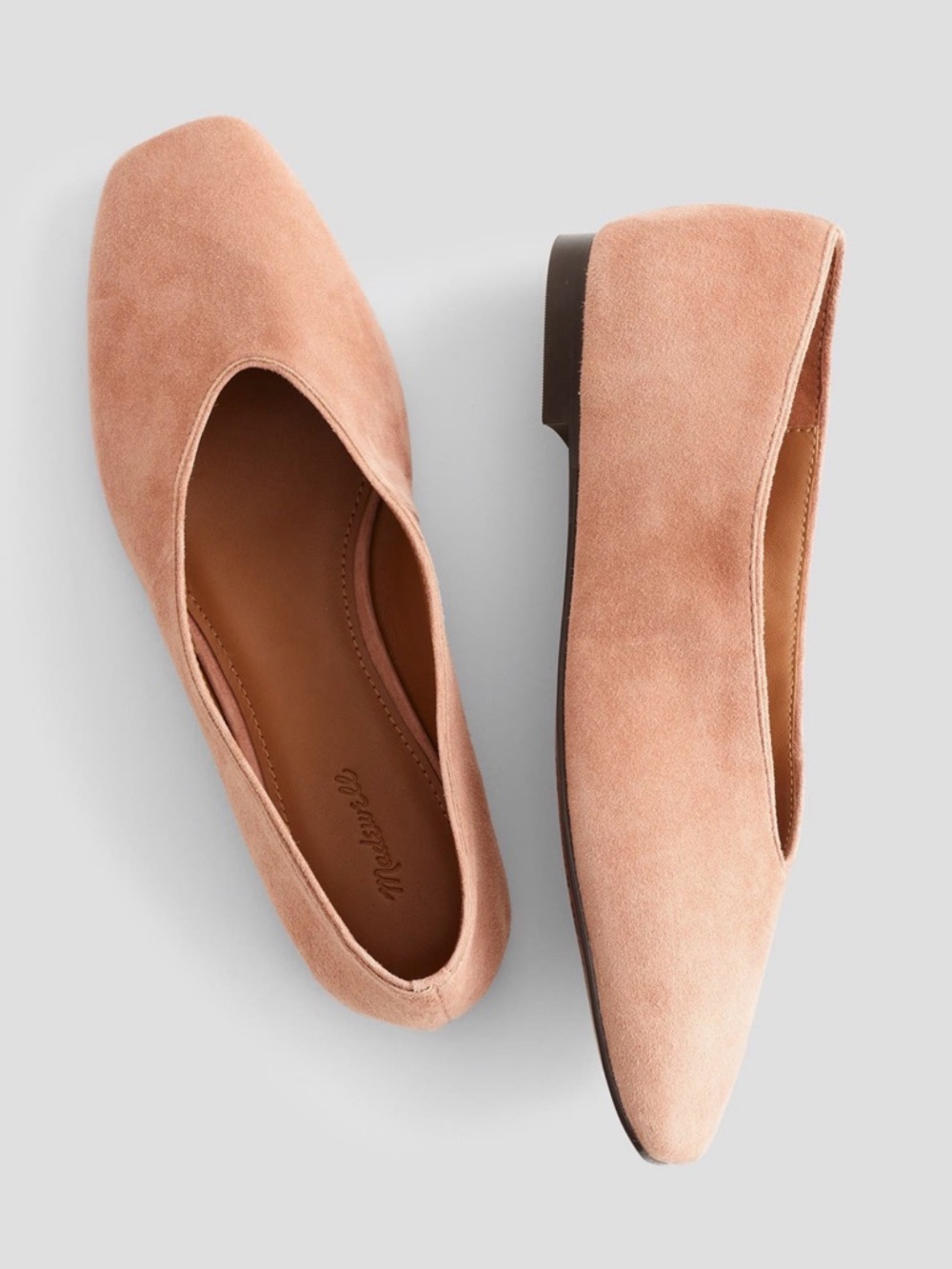 Madewell Suede Ballet Flats.